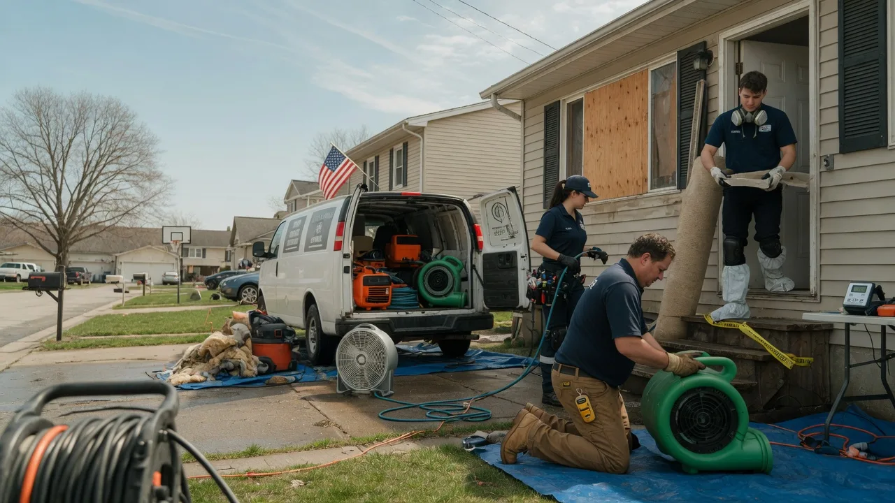 Water Damage Restoration in Cedarville, MI near me